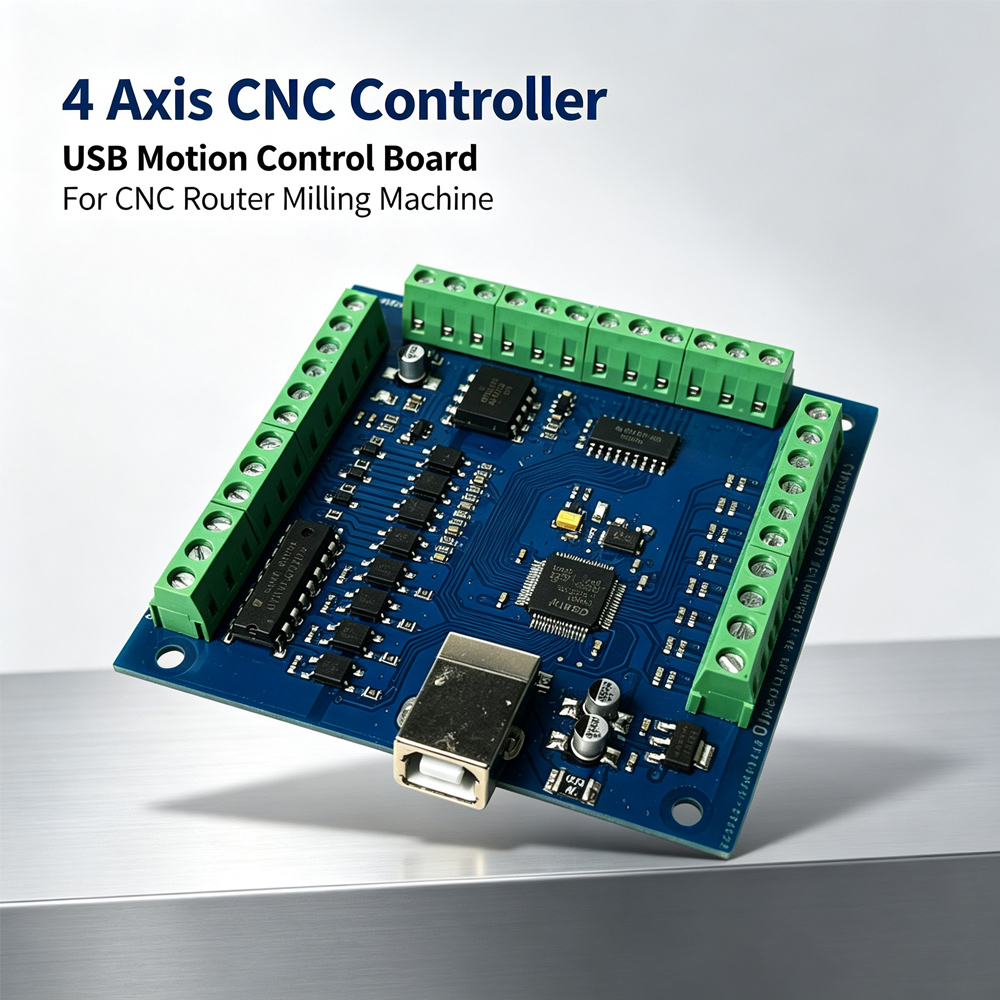 Mach3 Usb Cnc Controller 4 Axis 100Khz - CNC-Bewegungssteuerungskarte MACH3 4-Achsen 100KHz USB Glatte