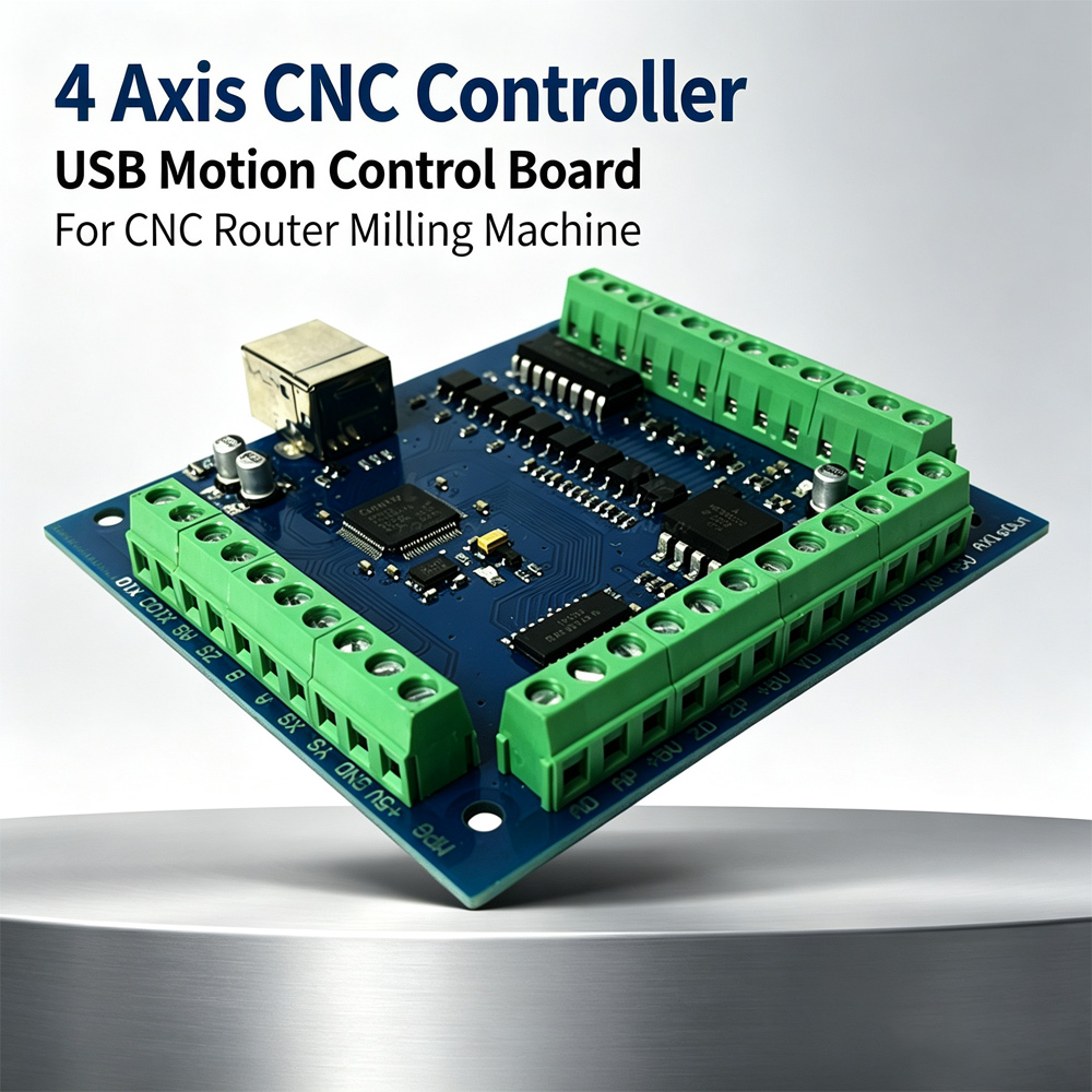 Mach3 Usb Cnc Controller 4 Axis 100Khz - CNC Motion MACH3 4-Achsen-Steuerungskarte 100KHz USB