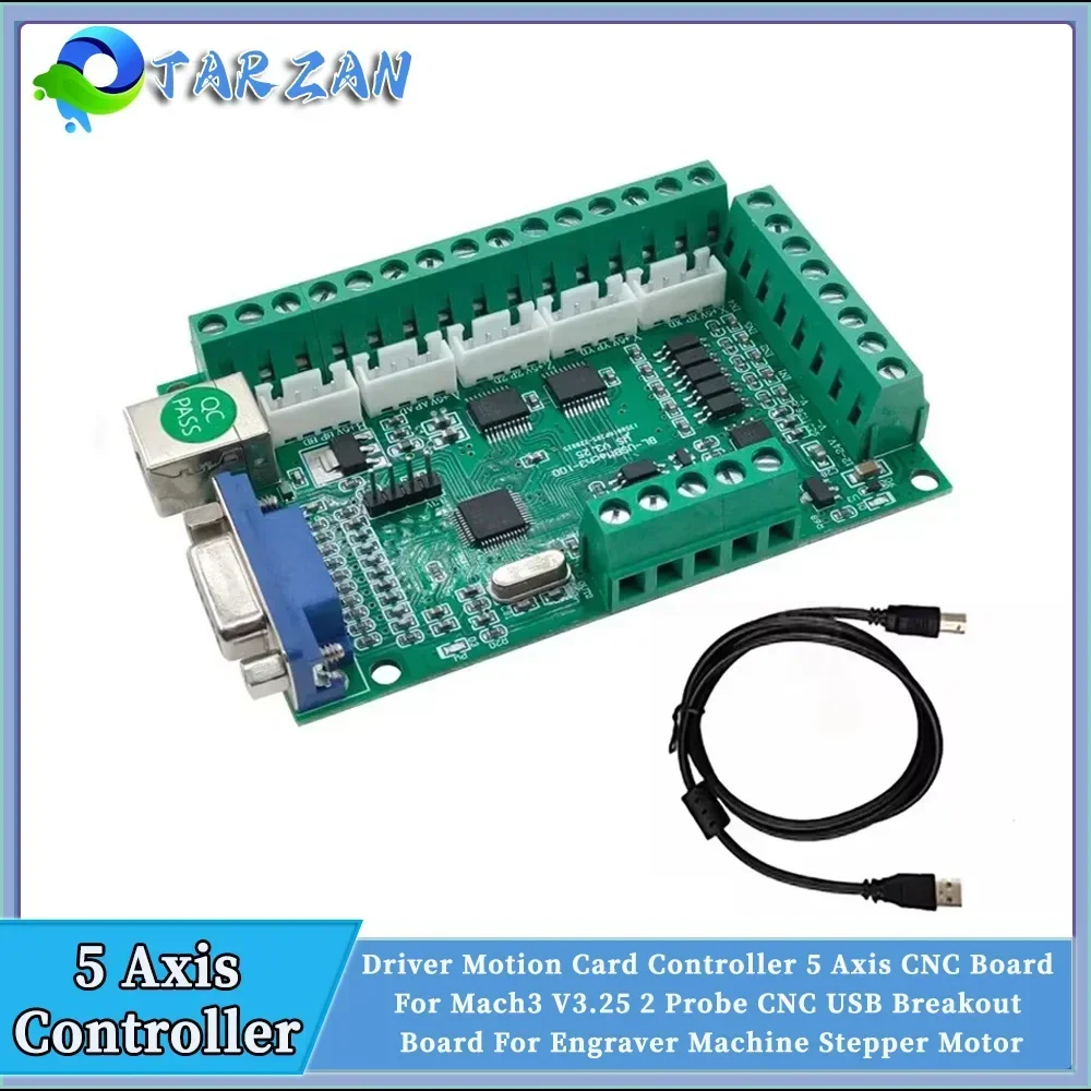 5 Axis Cnc Breakout Board Interface Mach3 - CNC 5-Achsen Mach3 Interface Board Breakout
