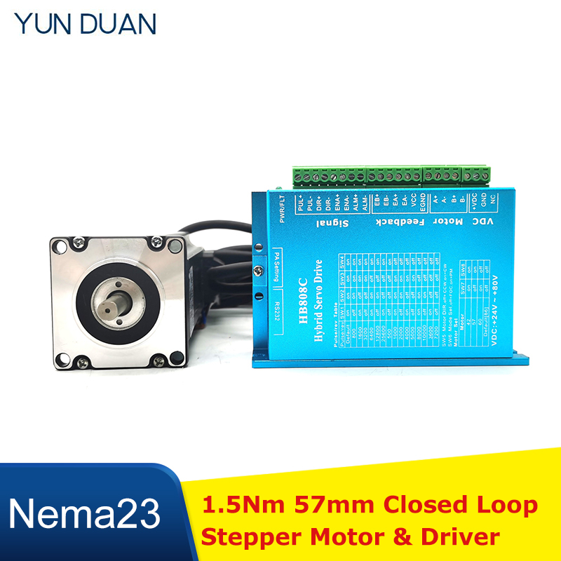 Nema 23 Closed Loop Stepper Motor Driver Kit - 1,5 Nm Closed Loop Schrittmotortreiber Nema23