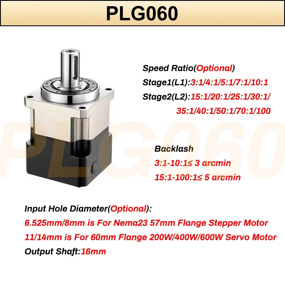 6,35/8/11/14 mm Eingang Planet – Planetary Gearbox Reducer Nema 23 34 Bewertung und Preis