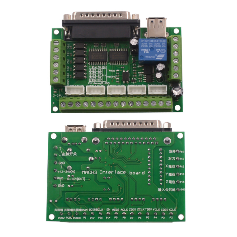 1Set 5-Achsen-CNC-Schnittstell – 5 Axis Cnc Breakout Board Interface Mach3 Bewertung und Preis