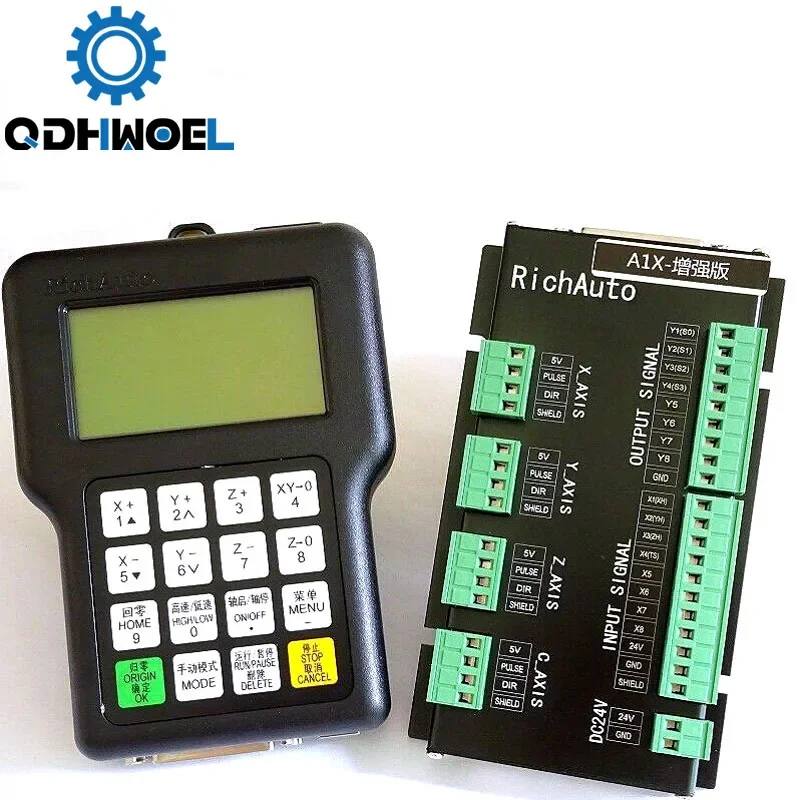 QDHWOEL RichAuto DSP A11 CNC-S – Richauto A11 Dsp Controller 3 Axis Bewertung und Preis